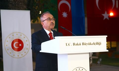 Bakü'de 30 Ağustos Zafer Bayramı Kutlandı