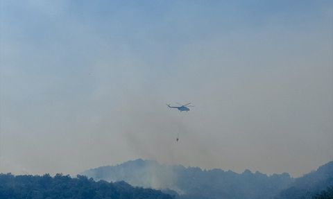 Bursa İznik'te Yangın Kontrol Altına Alınıyor
