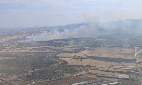 Çanakkale'deki Orman Dışı Yangın Kontrol Altına Alındı