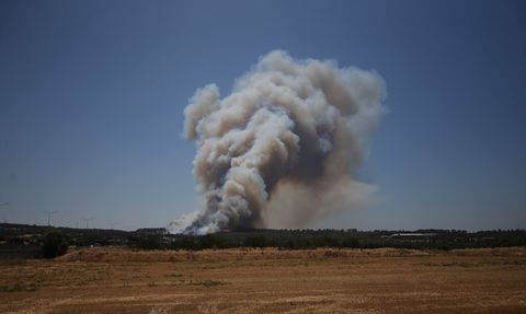 Çanakkale'de Orman Yangınına Müdahale Devam Ediyor