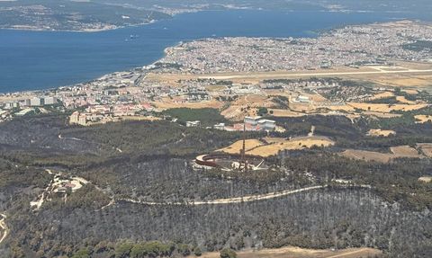 Çanakkale'deki Yangın Sonrası Havadan Görüntüleme