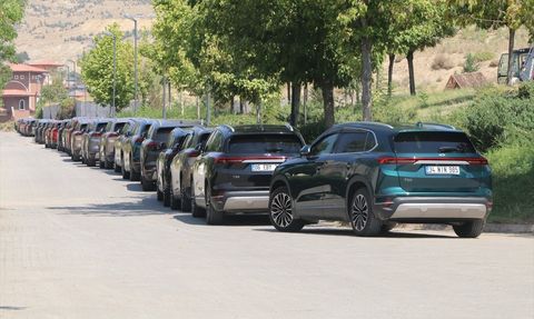 Çankırı'da En Uzun Togg Konvoyu Düzenlendi