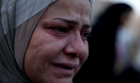 Doğu Guta'da Kimyasal Saldırı Kurbanları İçin Anma Yürüyüşü