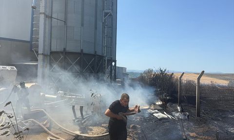 Edirne'de Anız Yangını Kontrol Altına Alındı