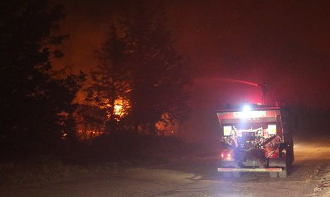 Edirne'deki Orman Yangınında Müdahale Devam Ediyor