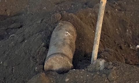 Erzurum'da 150 Yıllık Patlamamış Top Mermileri Bulundu