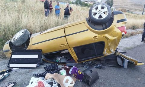 Erzurum'da Trafik Kazası: 1 Ölü, 1 Ağır Yaralı
