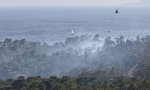 Fethiye'deki Orman Yangını Kontrol Altına Alındı