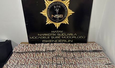 Hatay'da Uyuşturucu Operasyonu: 16 Bin 744 Hap Ele Geçirildi