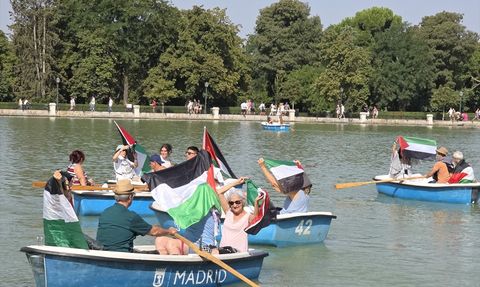 İspanya'da Filistin İçin Destek Gösterileri Düzenlendi