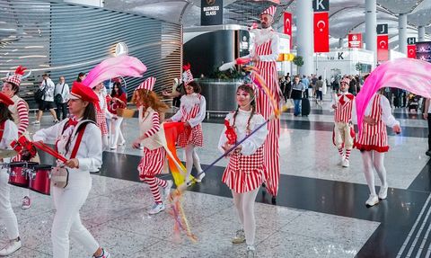 İstanbul Havalimanı'nda 30 Ağustos Zafer Bayramı Coşkusu