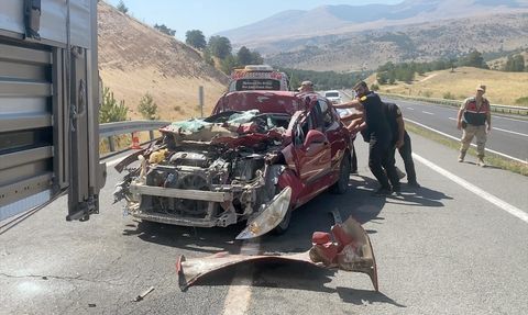 Kars'ta Trafik Kazası: Bir Yaralı