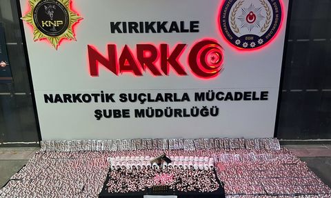 Kırıkkale'de Uyuşturucu Operasyonu: 12 Bin Hap Ele Geçirildi