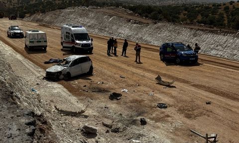 Mardin'de Trafik Kazası: 1 Ölü, 5 Yaralı
