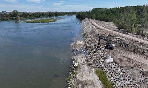 Meriç Nehri Kıyısında Çalışmalar Başladı
