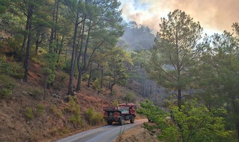 Mersin'deki Orman Yangını Kontrol Altına Alındı