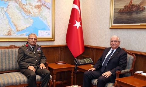 Milli Savunma Bakanı Güler, Kara Kuvvetleri Komutanı Tokel'i Ağırladı