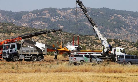 Muğla'da Yangın Söndürme Uçağının Kurtarılması İçin Çalışmalar Başladı