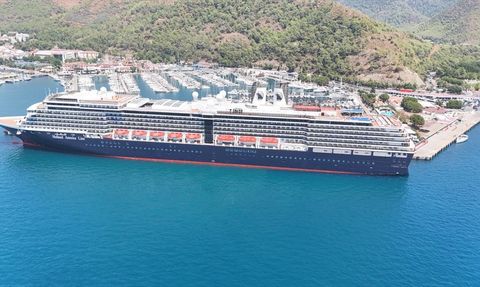 Oosterdam Kruvaziyeri Marmaris'te