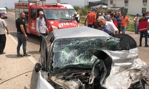 Osmaniye'de Trafik Kazası: 1 Ölü, 1 Yaralı
