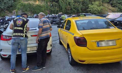 Şişli'de Taksiciye Trafik Cezası ve Araç Men Ceza
