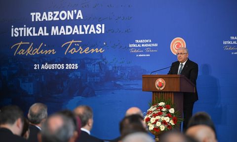 Trabzon'a İstiklal Madalyası Takdim Töreni