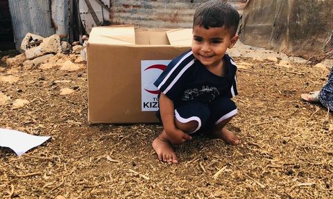 Türk Kızılay, Batı Şeria'ya 1200 Gıda Kolisi Gönderdi