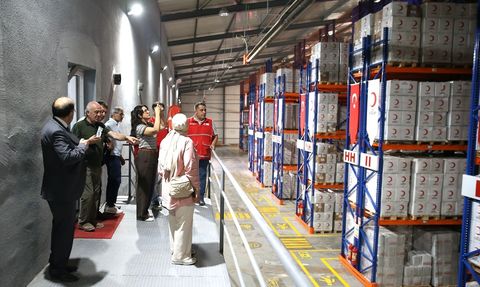 Türk Kızılay Erzurum Bölge Lojistik Merkezi Basına Tanıtıldı