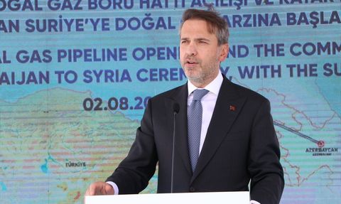  Türkiye'den Suriye'ye İlk Doğal Gaz Akışı Başladı