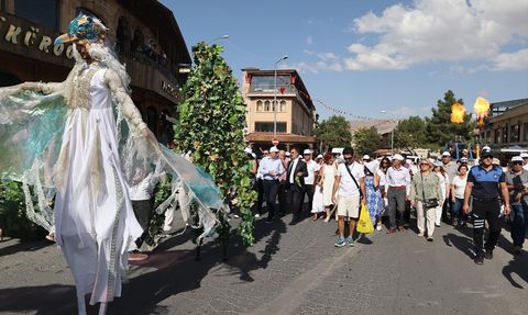 53. Uluslararası Ürgüp Bağ Bozumu Festivali Renkli Görüntülere Sahne Oldu