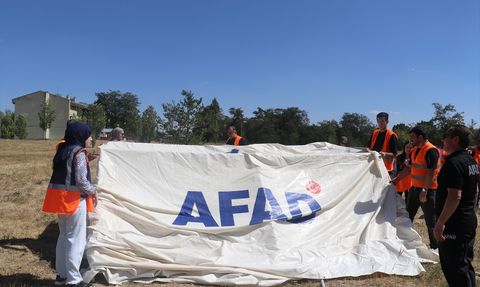 Ağrı'da AFAD Gönüllüleri Yarıştı