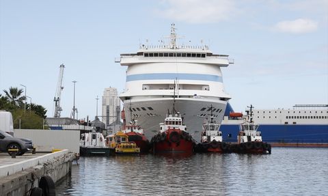 Astoria Grande Kruvaziyeri Samsun Limanı'na Ulaştı