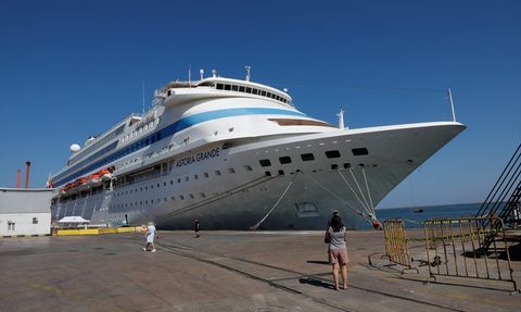 Astoria Grande Kruvaziyeri Samsun Limanı'nda