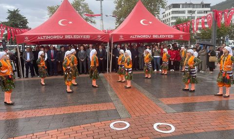 Atatürk'ün Ordu'ya Gelişi Coşkuyla Kutlandı