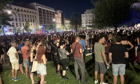 Atina'da Küresel Sumud Filosu'na Destek Konseri