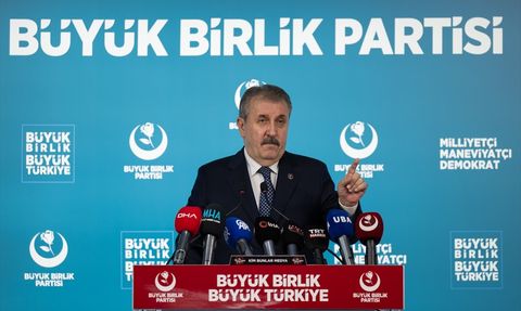BBP Genel Başkanı Destici, İsrail'in Gazze'ye Yönelik Saldırılarını Kınadı