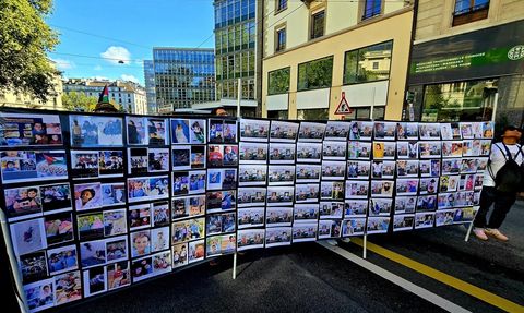 Cenevre'de 'İsrail'e Yaptırım' Temalı Büyük Yürüyüş