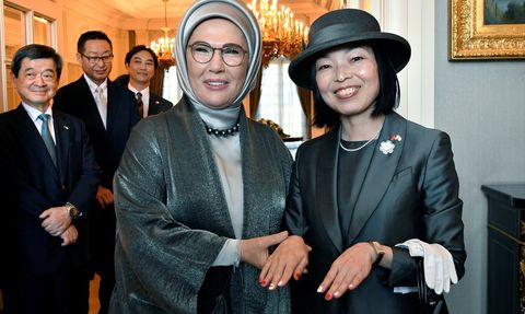 Emine Erdoğan ve Japon Altes Prensesi Mikasa'nın Önemli Görüşmesi