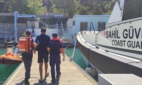 Fethiye'de Gezi Teknesinde Tıbbi Tahliye