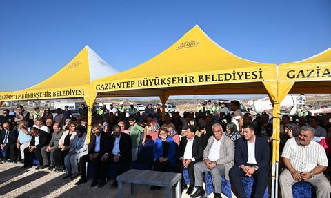 Gaziantep'te 360 Konutun Temeli Atıldı