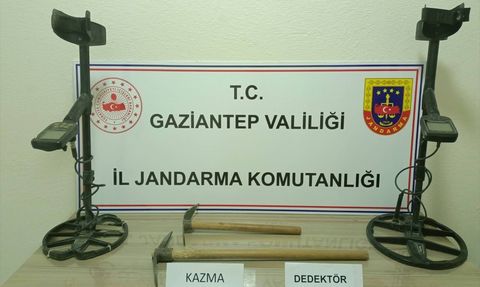 Gaziantep'te Kaçak Kazı Operasyonu: İki Şüpheli Yakalandı