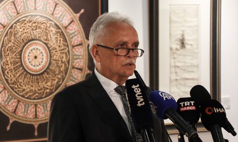 Gazze İçin İyilik Sergisi Dolmabahçe'de Açıldı