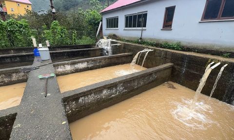 Giresun'da Sağanak Yağış Hayatı Olumsuz Etkiliyor