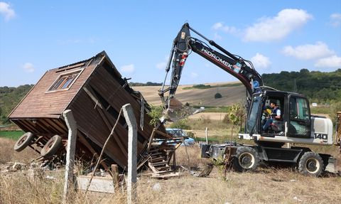 İSKİ, Terkos Havzası'ndaki Zararlı Yapıları Yıktı