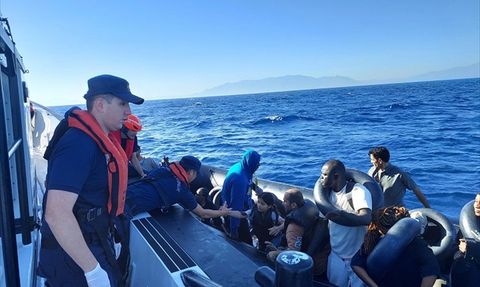 İzmir'de Düzensiz Göçmen Operasyonu