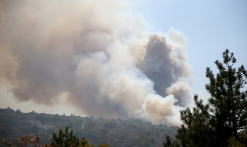 Karabük'teki Yangın Kastamonu'ya Sirayet Etti