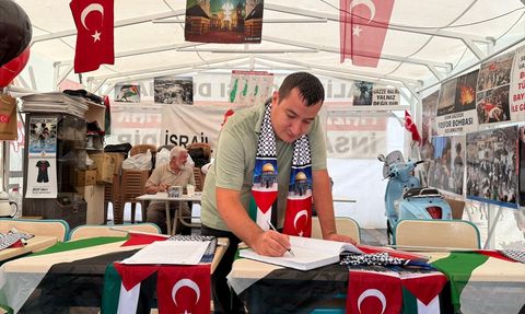 Kayseri AK Parti Gençlik Kolları'ndan Gazze'deki Çocuklar İçin Anma Etkinliği