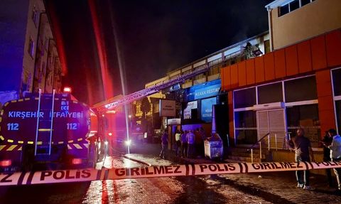 Kırşehir'deki Hırdavat Dükkanında Yangın