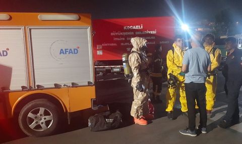 Kocaeli'de Boya Fabrikasındaki Gaz Sızıntısında Olumsuz Değer Tespit Edilmedi