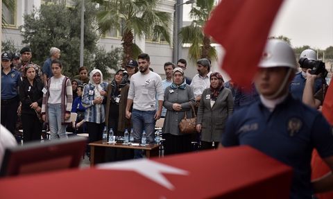 Mersin'de Şehit Polis Memuru Mustafa Karapınar İçin Tören